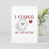 Ik heb mijn valentijnsdag Pomeranian-liefhebber ge Feestdagenkaart (Staand voorkant)