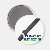 Ik heb mijn veiligheidsgordel aan magneet (Voorkant / Achterkant)