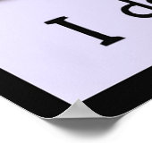 Ik heb mijn vrienden niet Draag Poster (Hoek)