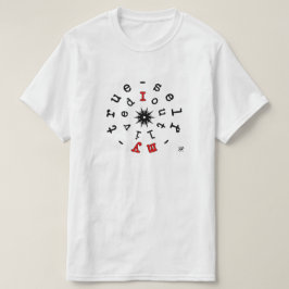 Ik heb mijn ware zelf overleefd – existentiële mot t-shirt