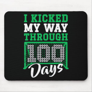 Ik heb mijn weg door 100 dagen voetbal 100e dag ge muismat