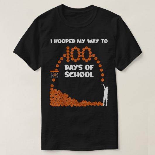Ik heb mijn weg naar 100 dagen schoolbal P T-shirt (Design voorkant)