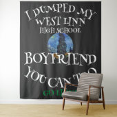 IK HEB MIJN WEST LINN HIGH SCHOOL VRIEND GEDUMPT WANDKLEED (In situ)