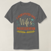 Ik heb mijn WiFi Dissertation Funny PhD Afstudeerd T-shirt (Design voorkant)