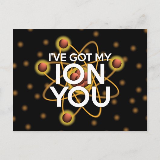 Ik heb mijn zoon, jij een wetenschappelijke grap briefkaart (Voorkant)