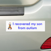 Ik heb mijn zoon van autisme teruggehaald bumpersticker (Op auto)