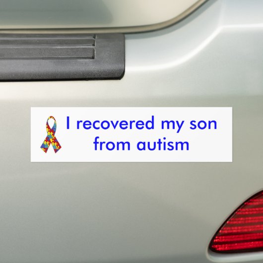 Ik heb mijn zoon van autisme teruggehaald bumpersticker (Op auto)