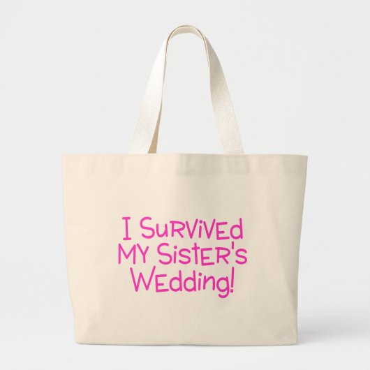 Ik heb mijn zussen overspoeld. grote tote bag (Voorkant)