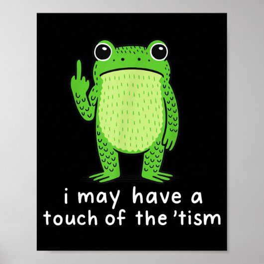 Ik heb misschien een beetje autisme poster (Voorkant)