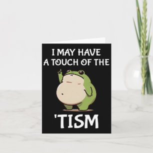 Ik heb misschien een vleugje van het autisme bewus kaart