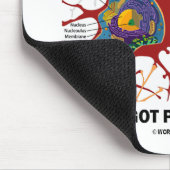 Ik heb misschien geen grote snuit, maar ik heb Ner Muismat (Hoek)