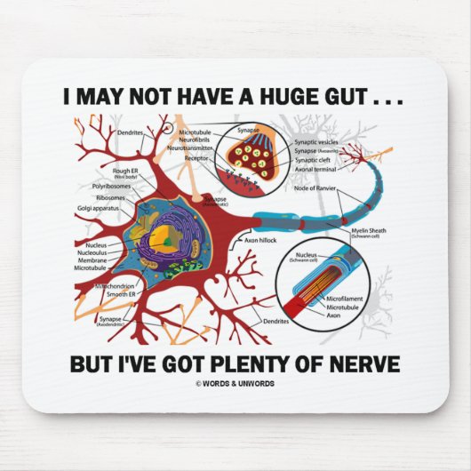 Ik heb misschien geen grote snuit, maar ik heb Ner Muismat (Voorkant)