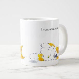 Ik heb misschien meer koffie-Corgi-Mok nodig Grote Koffiekop