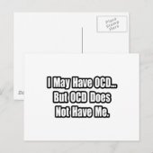 Ik heb misschien OCD, maar... Briefkaart (Voorkant / Achterkant)