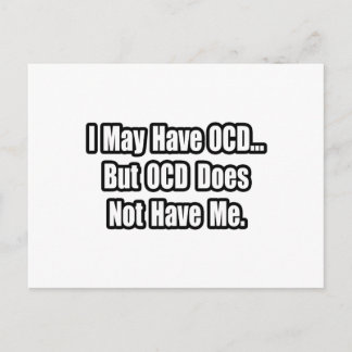Ik heb misschien OCD, maar... Briefkaart
