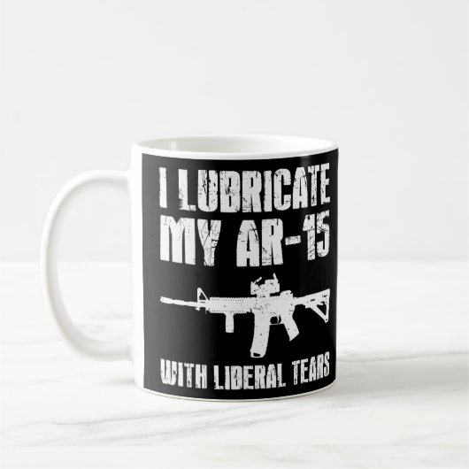 Ik heb m'n Ar 15 met Pistool-eigenaar van Liberal  Koffiemok (Links)