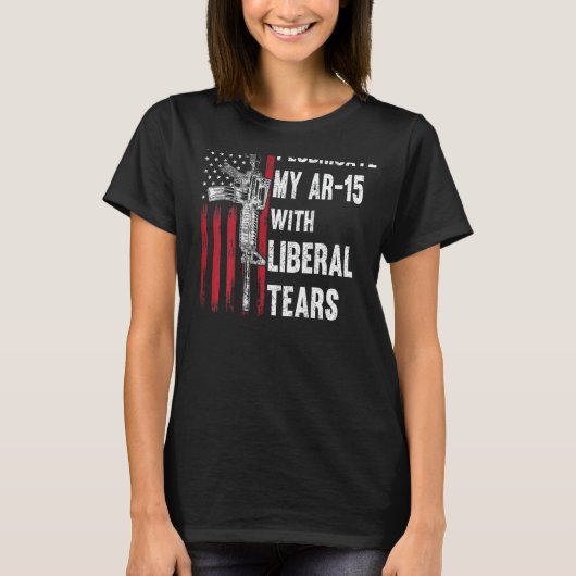 Ik heb m'n AR-15 met Pistool-eigenaar van Liberal T-shirt (Voorkant)