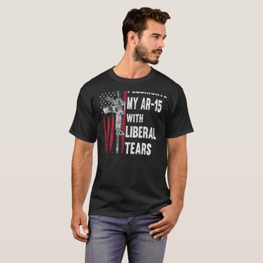 Ik heb m'n AR-15 met Pistool-eigenaar van Liberal T-shirt (Voorkant volledig)