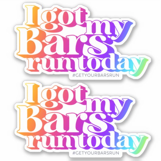 Ik heb m'n buisje... sticker (Voorkant)