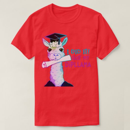 Ik heb m'n diploma gehaald t-shirt (Design voorkant)