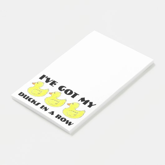 Ik heb m'n eenden in een roeblaadje. post-it® notes (Schuin)