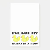 Ik heb m'n eenden in een roeblaadje. post-it® notes (Voorkant)