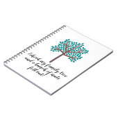 Ik heb m'n familieboom geschoren. notitieboek (Linkerzijde)