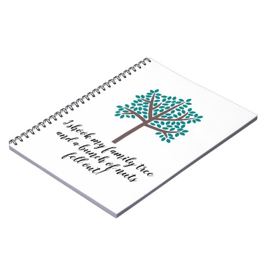 Ik heb m'n familieboom geschoren. notitieboek (Linkerzijde)