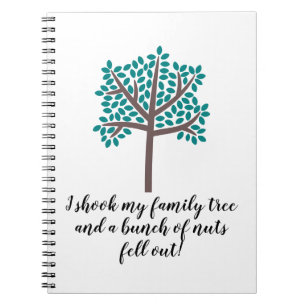 Ik heb m'n familieboom geschoren. notitieboek