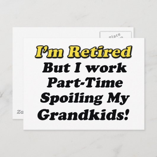 Ik heb m'n kleinkinderen gespuild briefkaart (Voorkant / Achterkant)