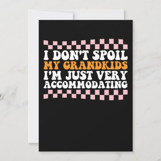 Ik heb m'n kleinkinderen niet gespuugd. Ik ben gew Kaart (Voorkant)