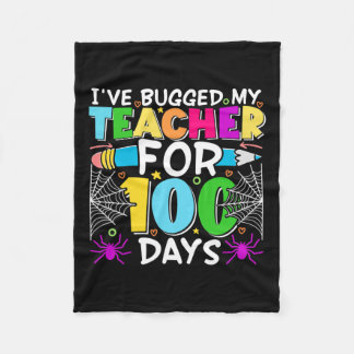 Ik heb m'n leraar 100 dagen lang op school geboeid fleece deken