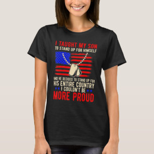 Ik heb m'n zoon geleerd hoe het moet... t-shirt