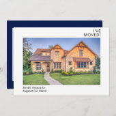 Ik heb moderne foto verplaatst aankondiging (Voorkant / Achterkant)