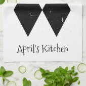 Ik heb moeite met dubbelzwart diamant. theedoek (Gevouwen)