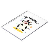 Ik Heb Moooves Grappige Dansende Koe Punt  Notitieboek (Linkerzijde)