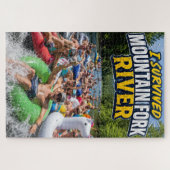 Ik heb Mountain Fork River Puzzle overleefd Legpuzzel (Horizontaal)