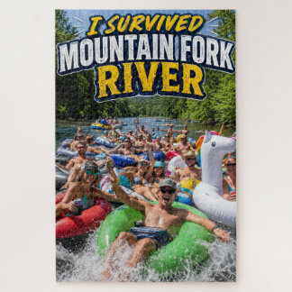Ik heb Mountain Fork River Puzzle overleefd Legpuzzel