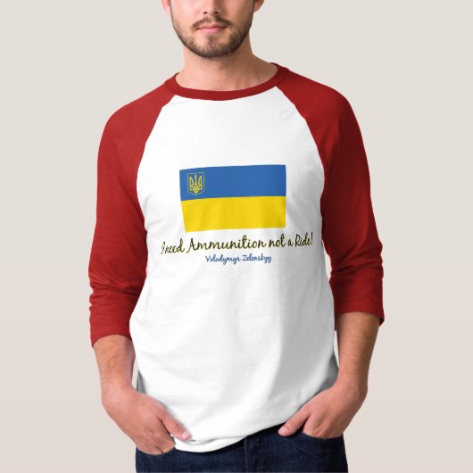 Ik heb munitie NIET nodig T-shirt (Voorkant)