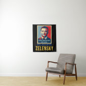 Ik heb munitie nodig, geen lift, Volodymyr Zelensk Wandkleed (In situ)