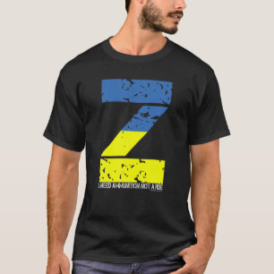 Ik heb munitie nodig, geen ride-Oekraïense vlaggen T-shirt