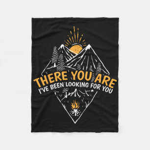 Ik heb naar jou gezocht Reizen Wandelen Kamperen Fleece Deken