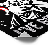 Ik heb negen levens - Trump 2024 Grappig Poster (Hoek)