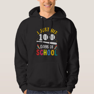 Ik heb net 100 dagen met honkbal geslagen. hoodie