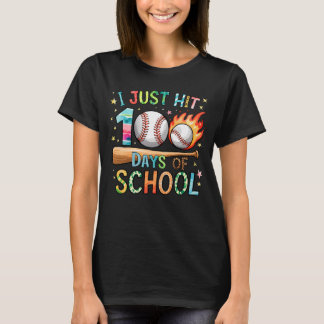 Ik heb net 100 dagen schoolhonkbal 100e dag geslag t-shirt
