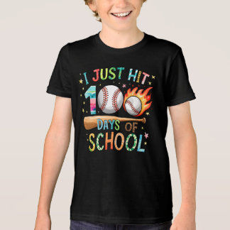 Ik heb net 100 dagen schoolhonkbal 100e dag geslag Tri-Blend shirt