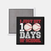 Ik Heb Net 100 Dagen Schoolhonkbal Gehaald Magneet (Voorkant / Achterkant)