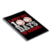 Ik heb net 100 dagen schoolhonkbal gehaald notitieboek (Rechterzijde)