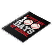 Ik heb net 100 dagen schoolhonkbal gehaald notitieboek (Linkerzijde)