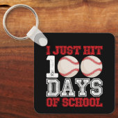 Ik Heb Net 100 Dagen Schoolhonkbal Gevierd Sleutelhanger (Voorkant)